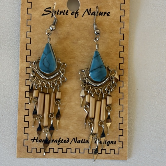 Spirit of Nature Handcrafted Earrings - Picture 2 of 3